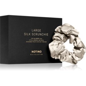 Notino Silk Collection Large scrunchie elastico in seta per i capelli Cream 1 pz