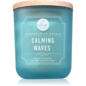 DW Home Signature Calming Waves candela profumata con stoppino in legno 326 g