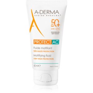 A-Derma Protect AC Mattifying Fluid lozione opacizzante SPF 50+ 40 ml