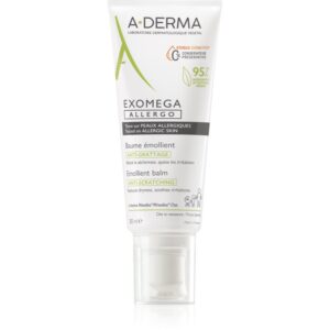 A-Derma Exomega Control Allergo crema idratante per rinforzare le barriere protettive per pelli sensibili e atopiche 200 ml