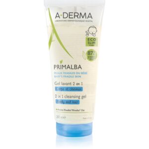 A-Derma Primalba Baby gel detergente per corpo e capelli per bambini 200 ml