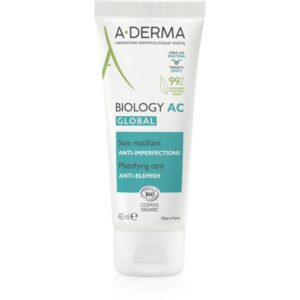 A-Derma Biology AC trattamento effetto matte contro le imperfezioni della pelle 40 ml