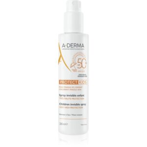 A-Derma Protect Kids Children Invisible Spray latte abbronzante protettivo in spray SPF 50+ per bambini 200 ml