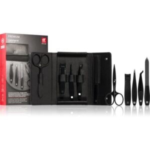 Zwilling Premium Black Set per manicure per uomo