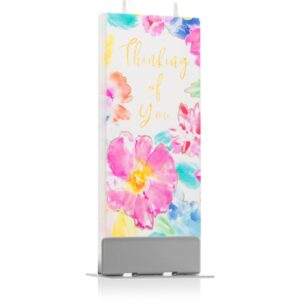 Flatyz Greetings Thinking of You candela decorativa 6x15 cm