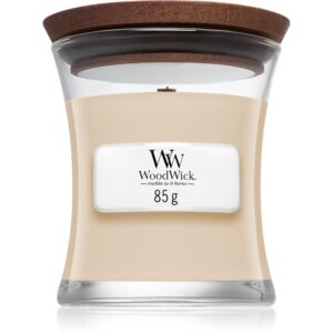 Woodwick White Honey Miel Blanc candela profumata con stoppino in legno 85 g