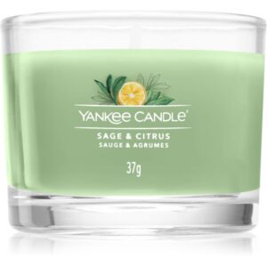 Yankee Candle Sage & Citrus candela votiva Signature 37 g