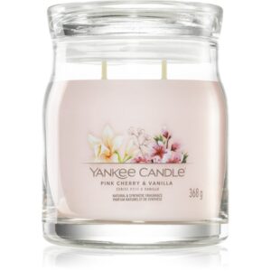 Yankee Candle Pink Cherry & Vanilla candela profumata Signature 368 g