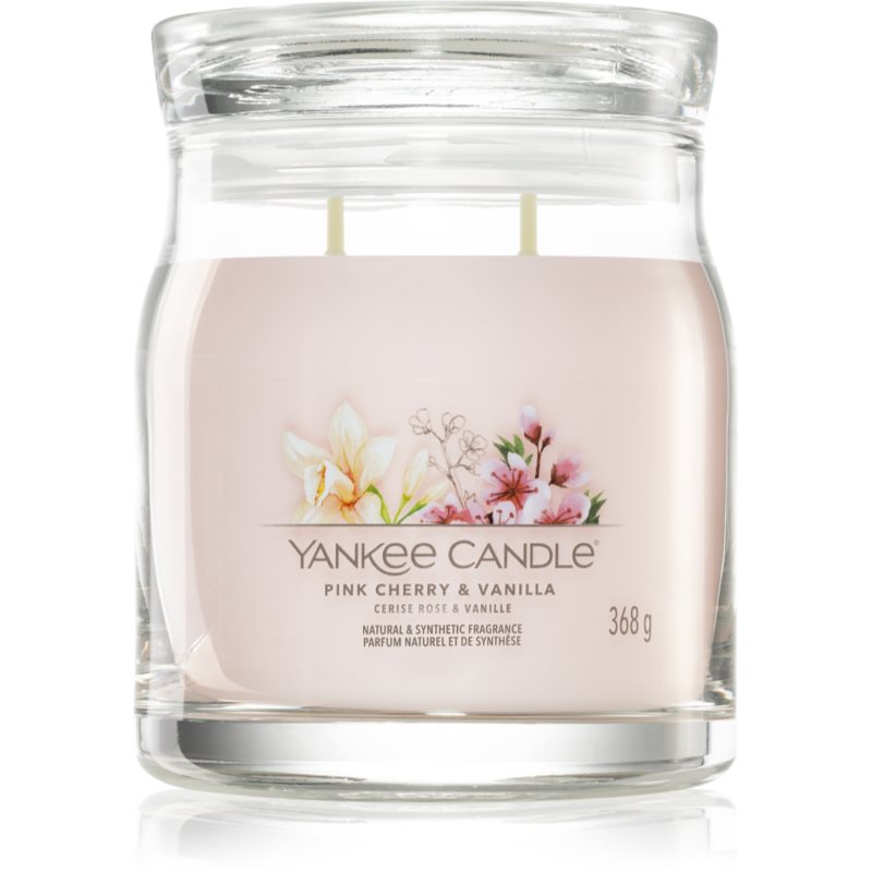 Yankee Candle Pink Cherry & Vanilla candela profumata Signature 368 g Yankee Candle Pink Cherry & Vanilla candela profumata Signature 368 g