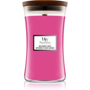Woodwick Wild Berry & Beets candela profumata con stoppino in legno 609.5 g