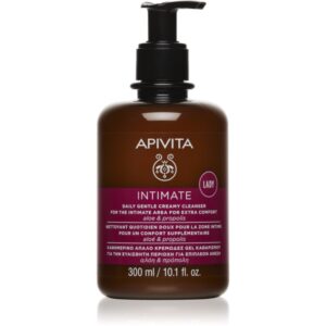 Apivita Intimate Lady Creamy Cleanser gel delicato per l'igiene intima per uso quotidiano 300 ml