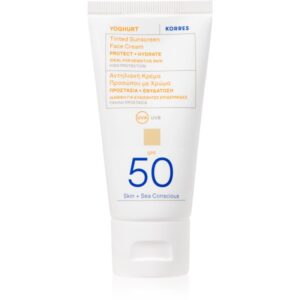 Korres Yoghurt Tinted Sunscreen crema idratante tonificante SPF 50 50 ml