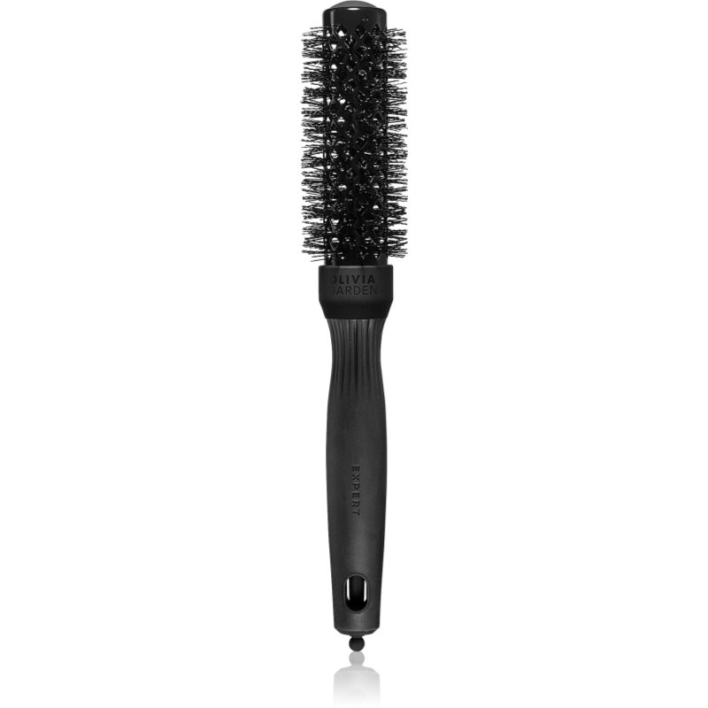 Olivia Garden Black Label SHINE Wavy Bristles spazzola rotonda per capelli media 25 mm 1 pz Olivia Garden Black Label SHINE Wavy Bristles spazzola rotonda per capelli media 25 mm 1 pz