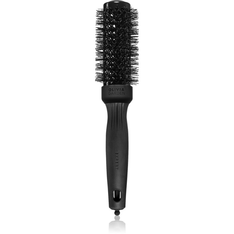 Olivia Garden Black Label SHINE Wavy Bristles spazzola rotonda per capelli media 35 mm 1 pz Olivia Garden Black Label SHINE Wavy Bristles spazzola rotonda per capelli media 35 mm 1 pz