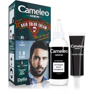 Delia Cosmetics Cameleo Men tinta per capelli colore 1.0 Black 30 ml