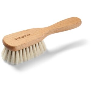 BabyOno Take Care Brush with Natural Bristles spazzola per capelli per neonati 1 pz
