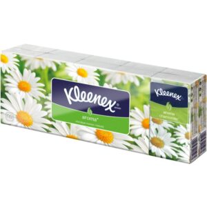 Kleenex Aroma fazzoletti di carta Camomile 10x10 pz
