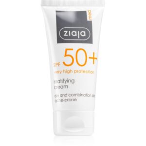 Ziaja Med Protecting UVA + UVB crema abbronzante opacizzante viso SPF 50+ 50 ml