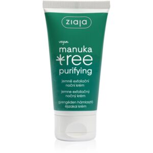 Ziaja Manuka Tree Purifying crema esfoliante notte per pelli grasse e miste 50 ml