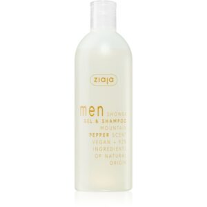 Ziaja Men gel doccia per corpo e capelli per uomo Mountain Pepper 400 ml