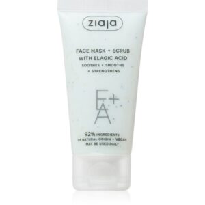 Ziaja Face Mask + Scrub with Elagic Acid maschera esfoliante 55 ml