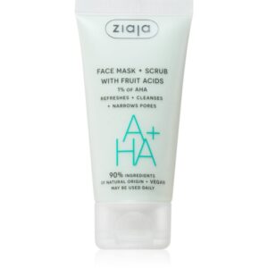 Ziaja Face Mask + Scrub with Fruit Acids maschera esfoliante 55 ml