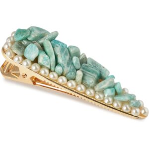 Crystallove Amazonite Hair Clip fermaglio per capelli 1 pz