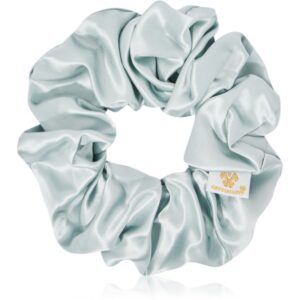 Crystallove Mulberry Silk Scrunchie elastico in seta per i capelli Amazonite 1 pz