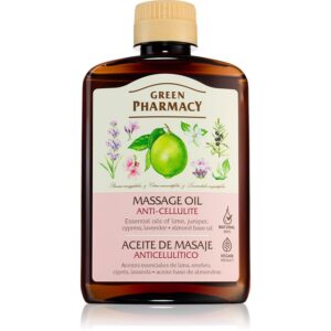 Green Pharmacy Essential oils of Lime Massage Oil olio per massaggi per la cellulite 200 ml