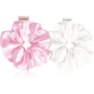 GLOV Satin Scrunchies S elastici per capelli Beige/Pink 2 pz