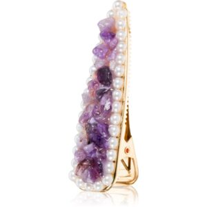 Crystallove Amethyst Hair Clip fermaglio per capelli 1 pz