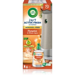 Air Wick Active Fresh Pumpkin & Winter Spice deodorante automatico con ricarica 228 ml