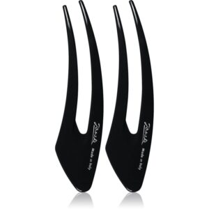 Janeke Hair Clip forcine per capelli Black 2x15 cm