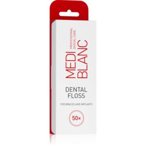 MEDIBLANC Dental Floss For Braces filo interdentale per apparecchi ortodontici e protesi 50 pz