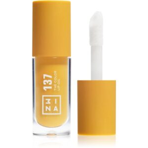 3INA The Color Lip Oil olio idratante per le labbra colore 137 - Bright honey yellow