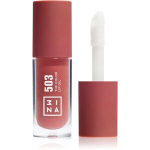 3INA The Color Lip Oil olio idratante per le labbra colore 503 - Medium nude pink