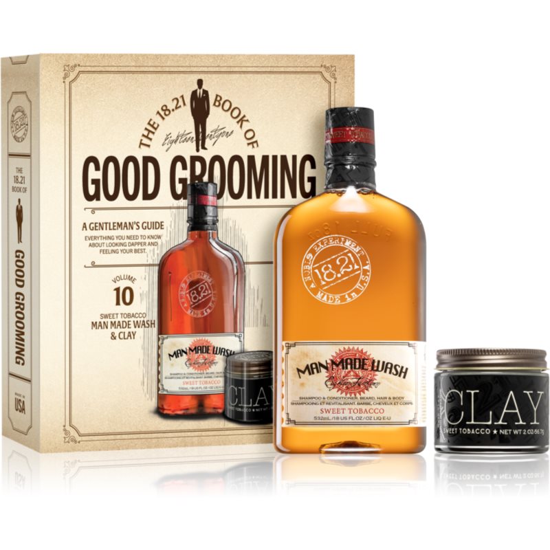 18.21 Man Made Book of Good Grooming Volume 10 confezione regalo per uomo Sweet Tobacco 18.21 Man Made Book of Good Grooming Volume 10 confezione regalo per uomo Sweet Tobacco