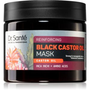 Dr. Santé Black Castor Oil maschera intensa per capelli 300 ml
