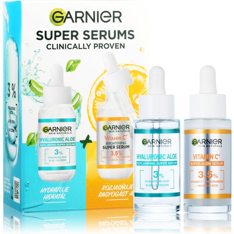 Garnier Skin Active Skin Naturals siero viso confezione regalo Garnier Skin Active Skin Naturals siero viso confezione regalo