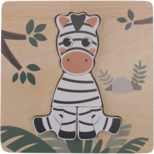 Zopa Wooden Puzzle Small puzzle in legno Zebra 1 pz