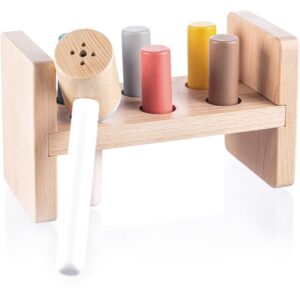Zopa Wooden Nailer banco giocattolo con martello in legno 1 pz