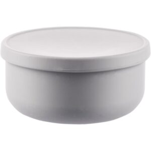 Zopa Silicone Bowl with Lid ciotola in silicone con tappo Dove Grey 1 pz