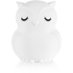 Zopa Silicone LED Lamp with Music Size L luce notturna con melodia Owl 1 pz