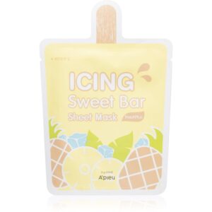 A’pieu Icing Sweet Bar Mask Pineapple maschera in tessuto rinfrescante 21 g