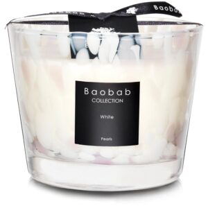 Baobab Collection Pearls White candela profumata 500 g