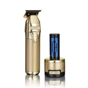 BaByliss PRO Fxone Skeleton FX799MBE rasoio professionale per contorni precisi della barba Gold 1 pz