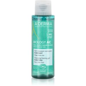 A-Derma Biology AC gel detergente in schiuma per pelli grasse e miste 100 ml