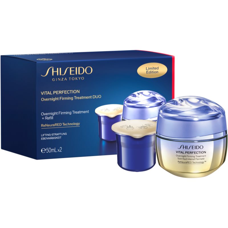 Shiseido Vital Perfection Overnight Firming Advanced Treatment confezione regalo Shiseido Vital Perfection Overnight Firming Advanced Treatment confezione regalo