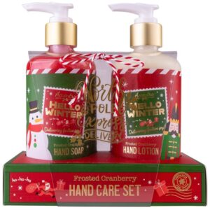 Accentra Hello Winter Frosted Cranberry set regalo di Natale per le mani profumi Frosted Cranberry