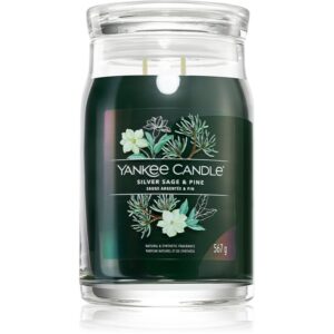 Yankee Candle Silver Sage & Pine candela profumata Signature 567 g